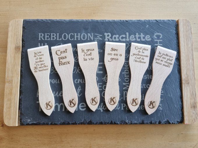  Lot spatules raclette Kaamelott