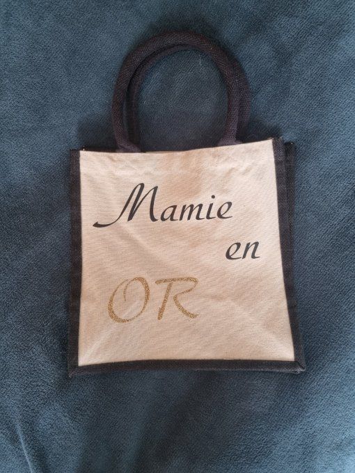 Sac cabas "Mamie en Or"